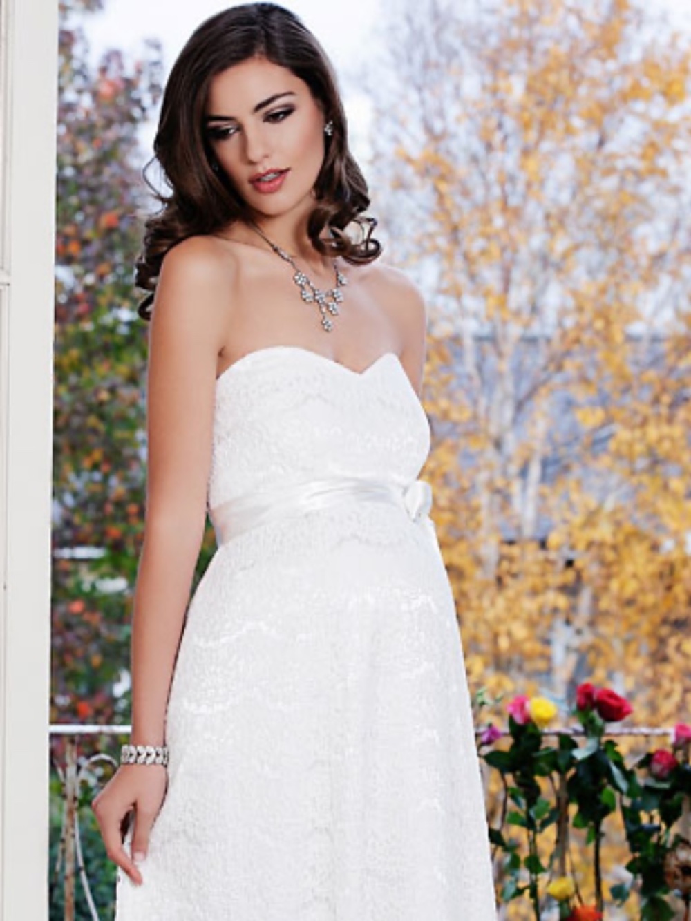 TIFFANY ROSE MATERNITY LONDON | Olivia Wedding Gown in Ivory | Size US 4-6 - Picture 7 of 15